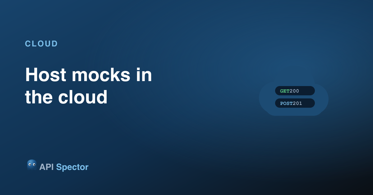 How to add mocks to API Spector Cloud